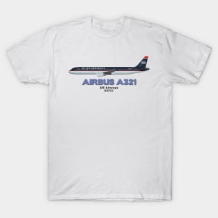 Airbus A321 - US Airways T-Shirt